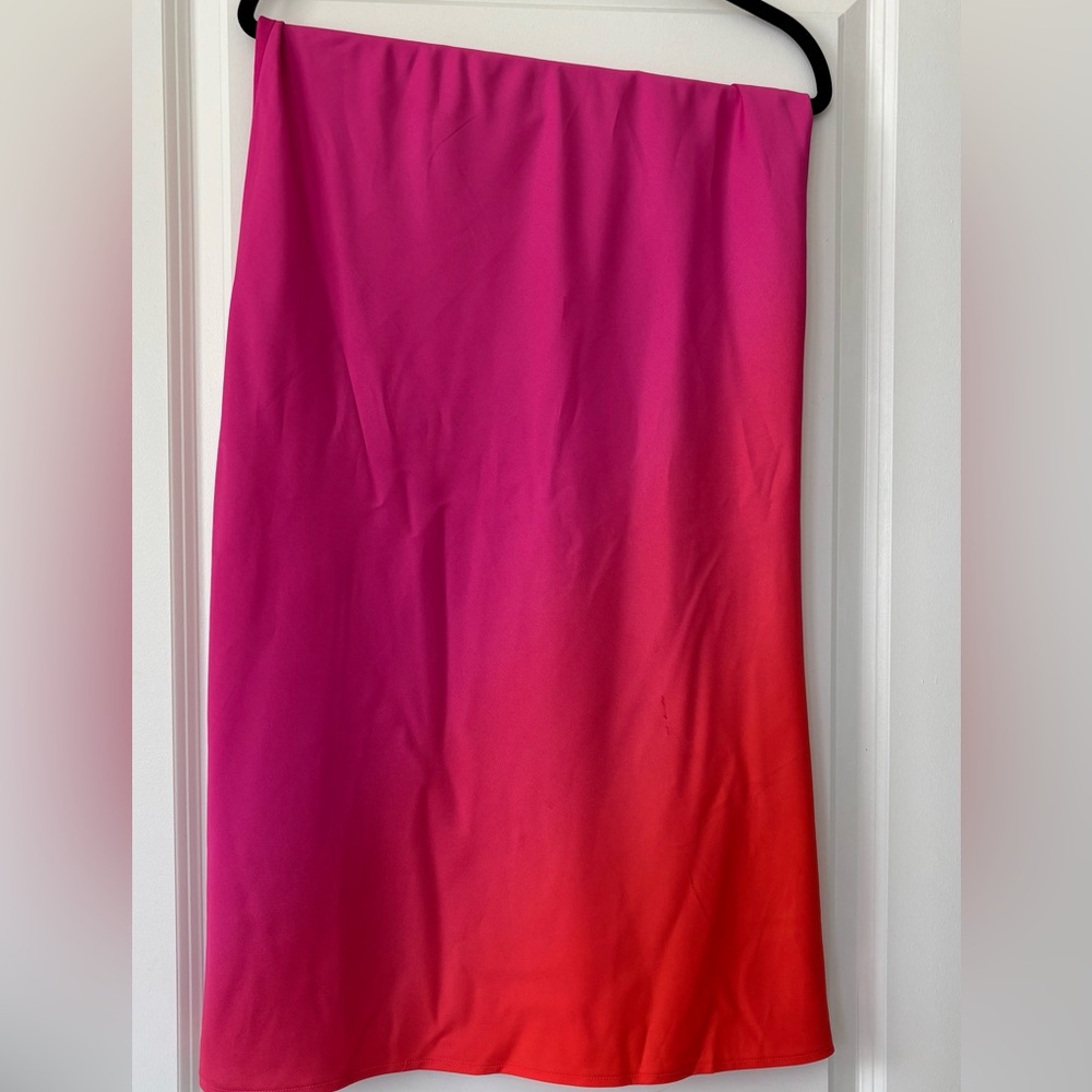 a new day Pink and Red Skirt